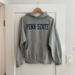 Penn State PSU Gray Vintage Hoodie MV Sport Small